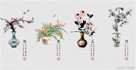 花中四君子的象徵意義|四君子：傳統美德代表